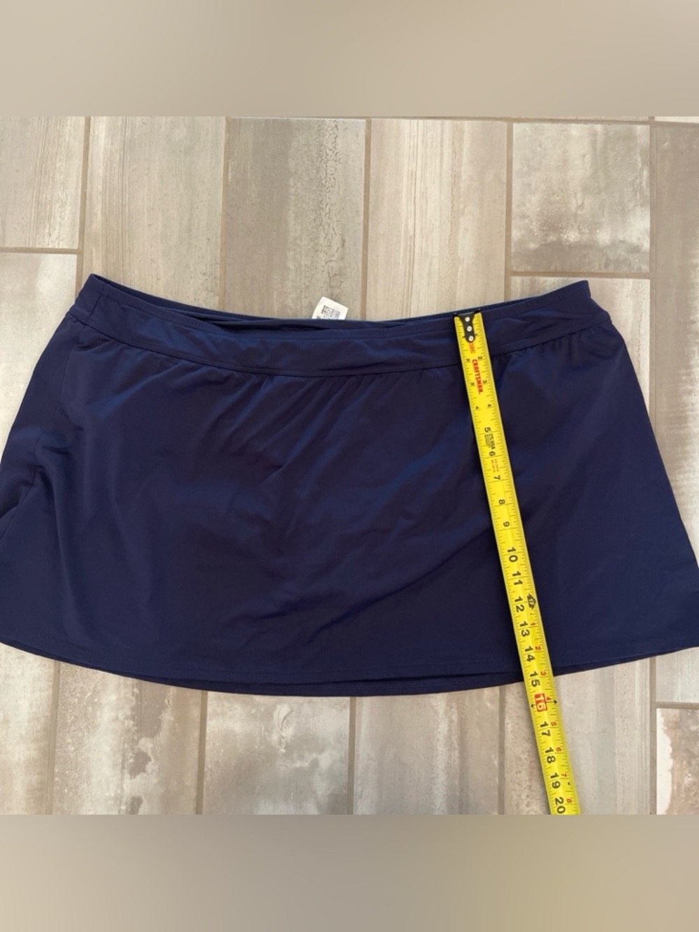 Lot of 3 Lands End 3X (24-26) Navy Short Sleeve Rashguard Skirt/Skort Swimsuit - Picture 6 of 11